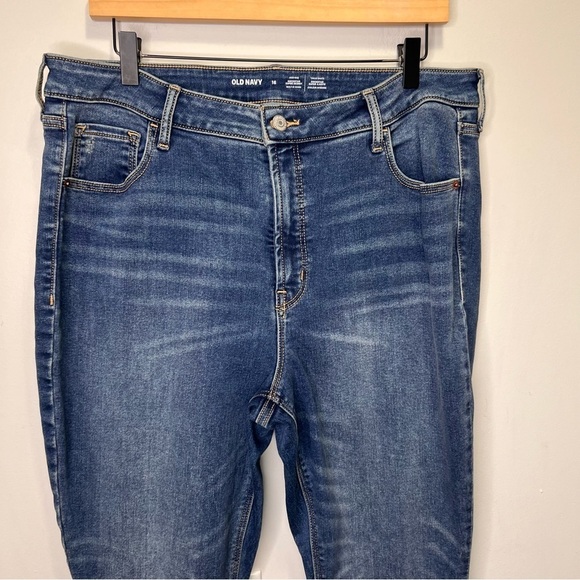Old Navy High Rise Rockstar Super Skinny Jeans Size 16 - Picture 2 of 12